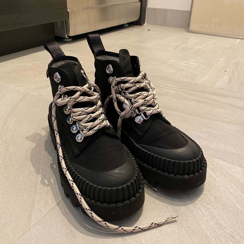 Proenza Schouler lug sole boots - black